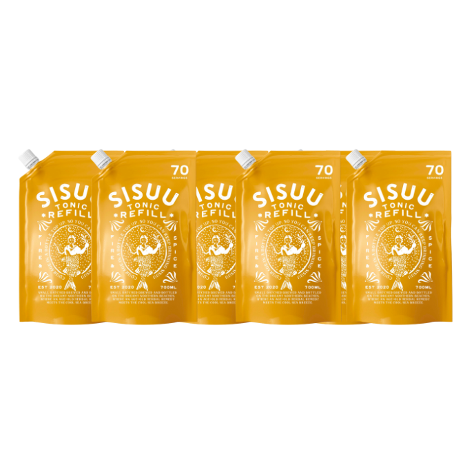 Carton 6 x 700ml Fire & Spice Tonic Refill Satchel