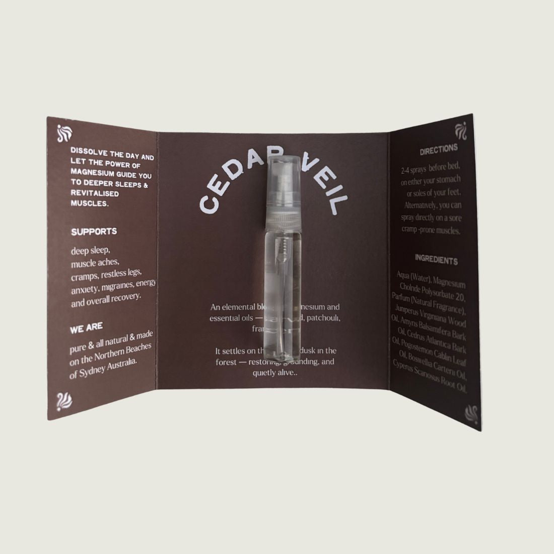 SISUU 5ml Magnesium Cedar Veil Spray Sample