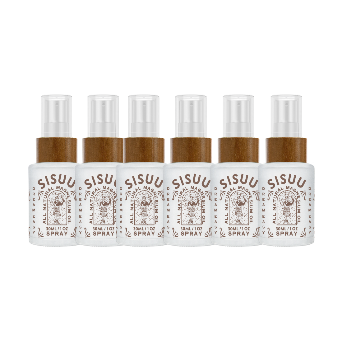 Carton 6 x 30ml Magnesium Recovery Spray Cedar Veil