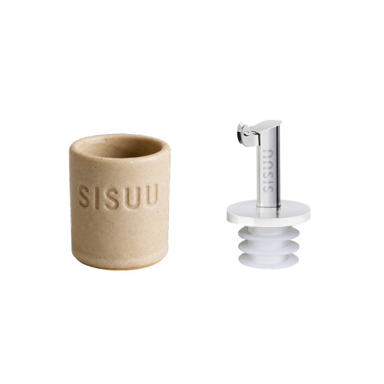 SISUU Handmade Ceramic Cup & Tonic Pourer Bundle