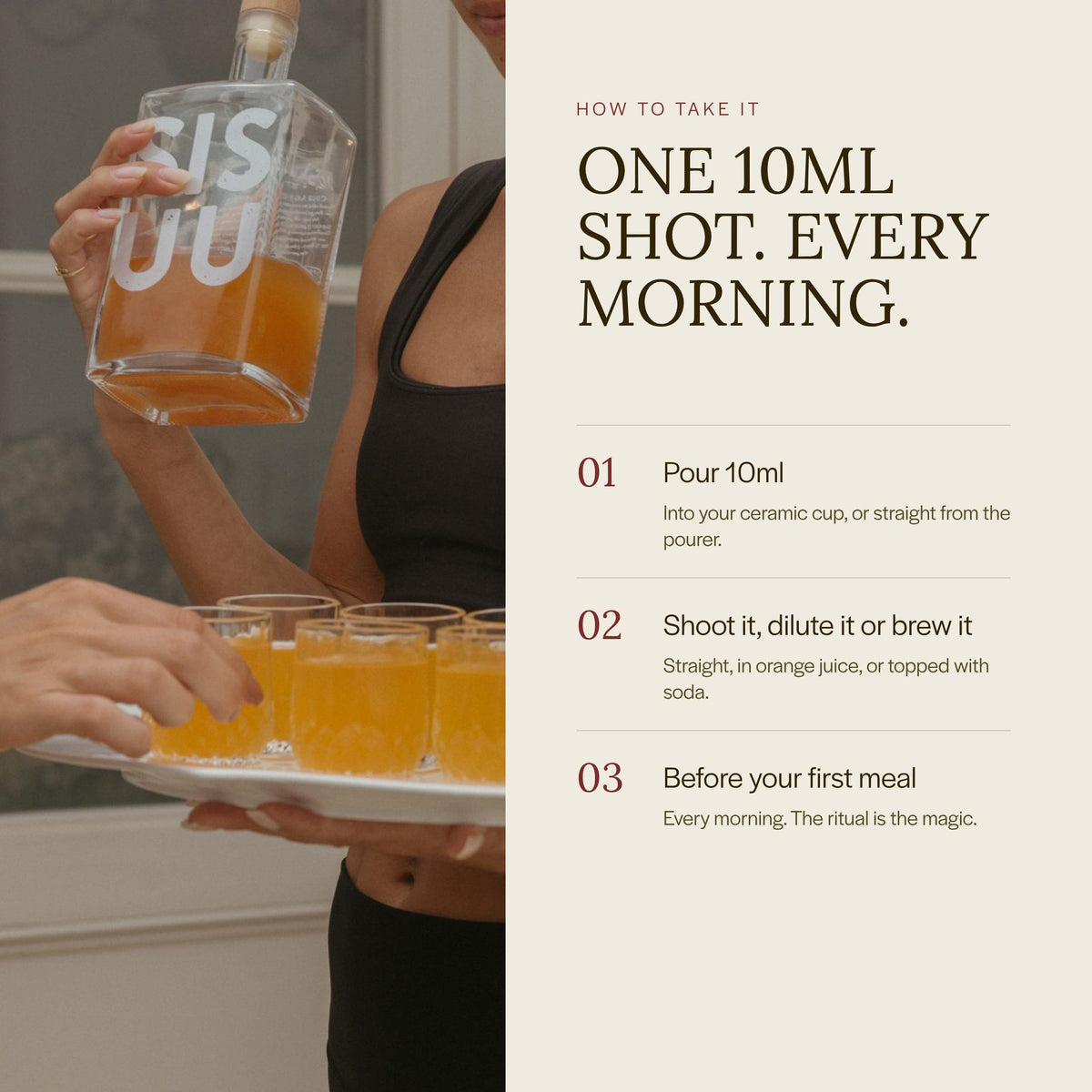 Vitality Fire Tonic 700ml Hero Bottle: how to take it